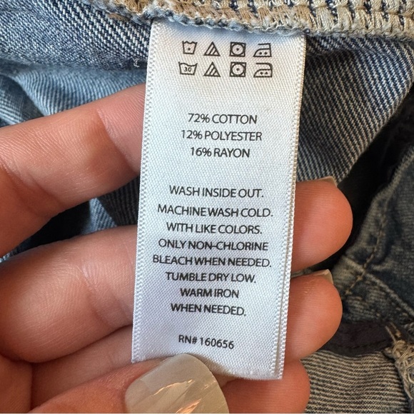 HG Denim High Roller Adjustable Jumpsuit Women's Blue Denim Overalls, Size S - Picture 8 of 13